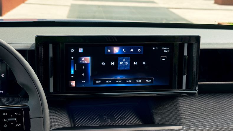 display in het dashboard